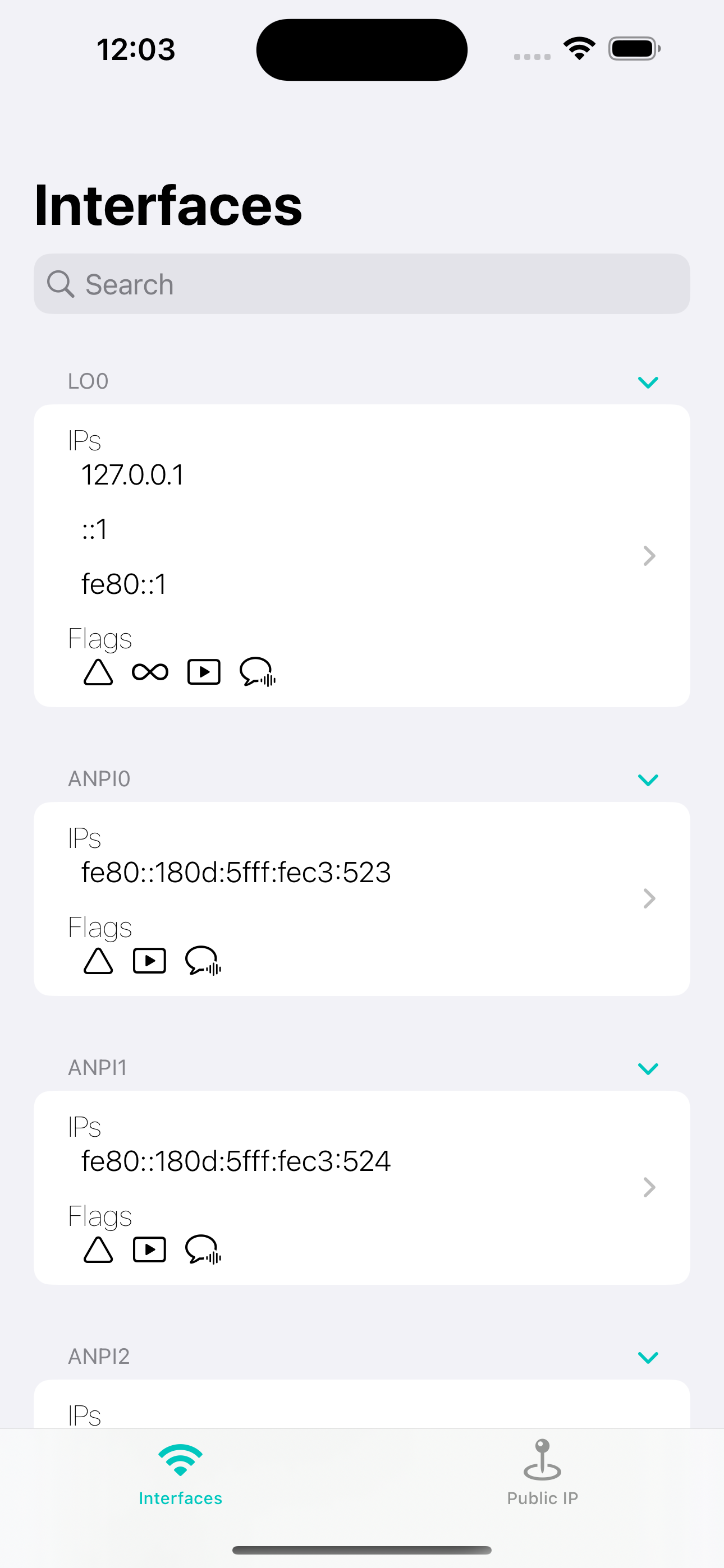 ifconfig