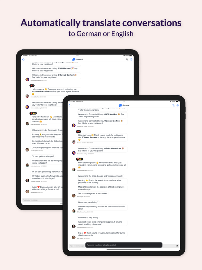Connected Living Messenger