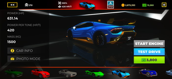 Drag Racing Car Simulator 3D