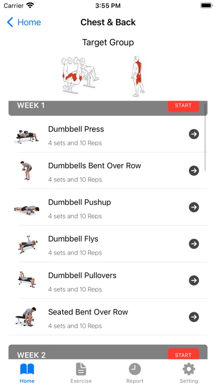 Dumbbell Home Workout Plan screenshot-3