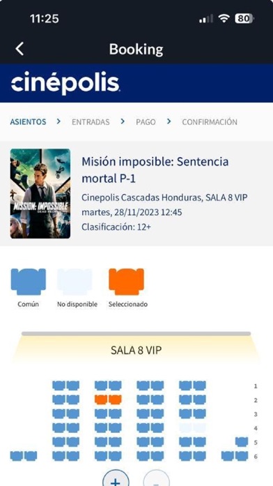 Cinepolis Honduras Screenshot