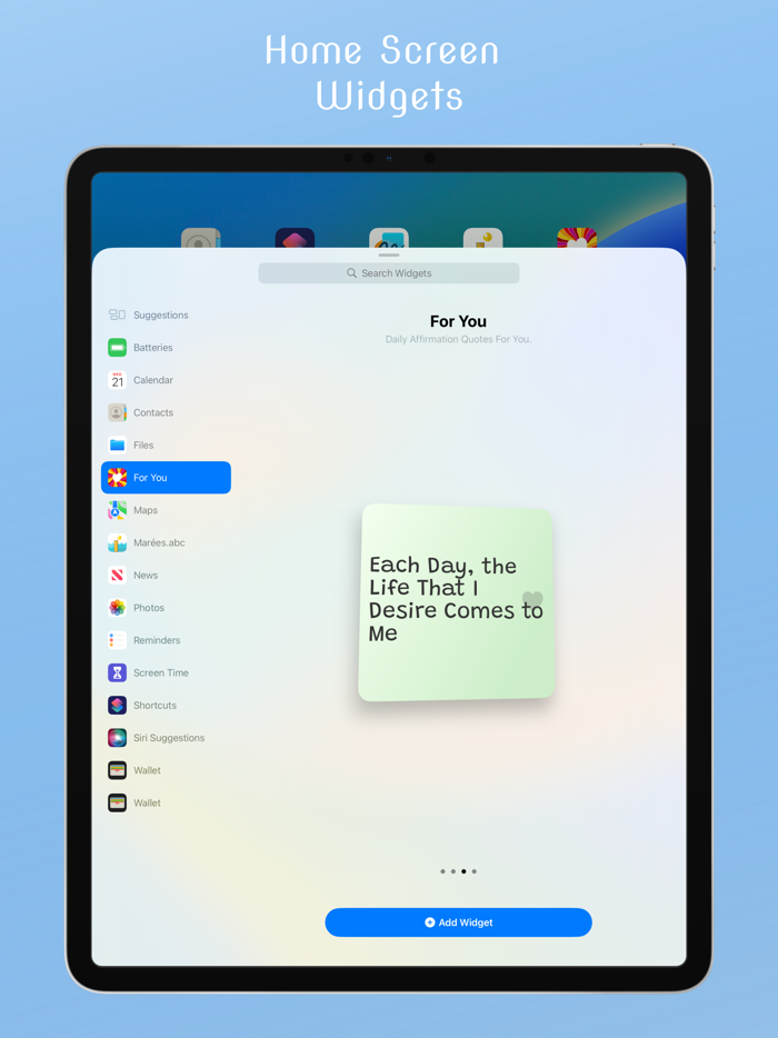 Positive Affirmations For You
