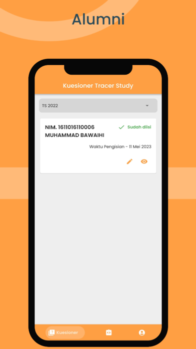 Portal Tracerstudy ULM Screenshot