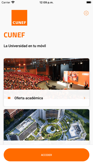 Screenshot #1 pour CUNEF app
