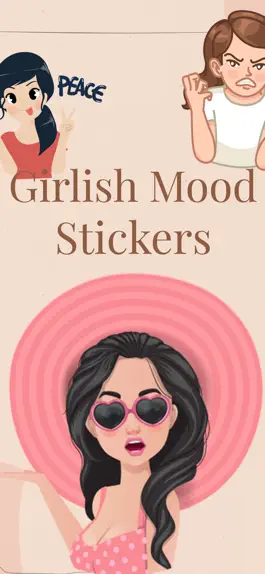 Game screenshot Girlish Mood Stickers mod apk