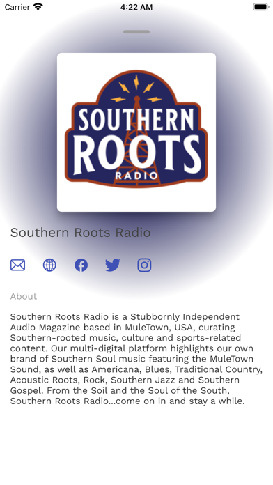 Southern Roots Radio Screenshot