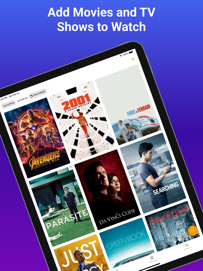 MyWatchlist Movies and TV Shows