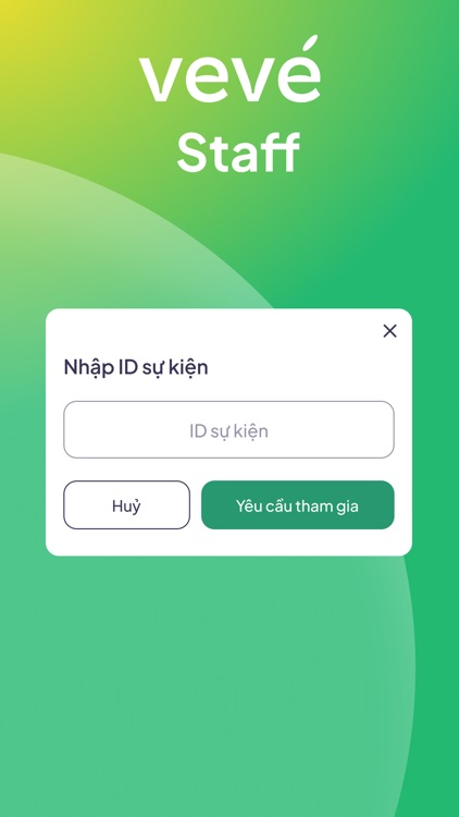 Vevé Staff - Quản lý dễ dàng!