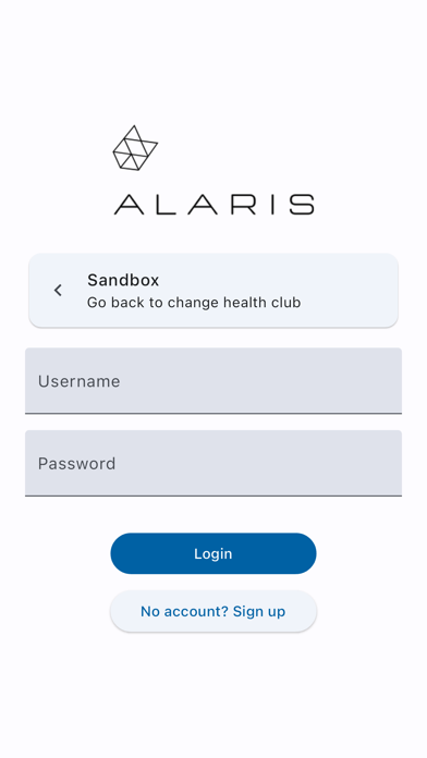 Alaris Member Screenshot