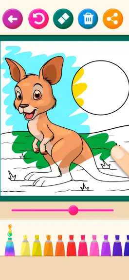 Game screenshot Animals magic coloring pages apk