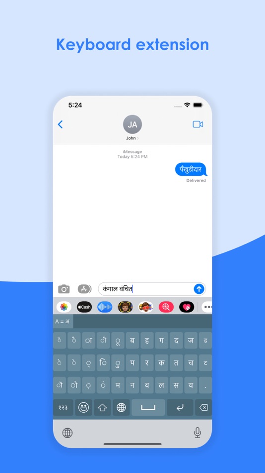 #7. Hindi Keyboard - Translator (iOS) Podle: Trupti Parsaniya