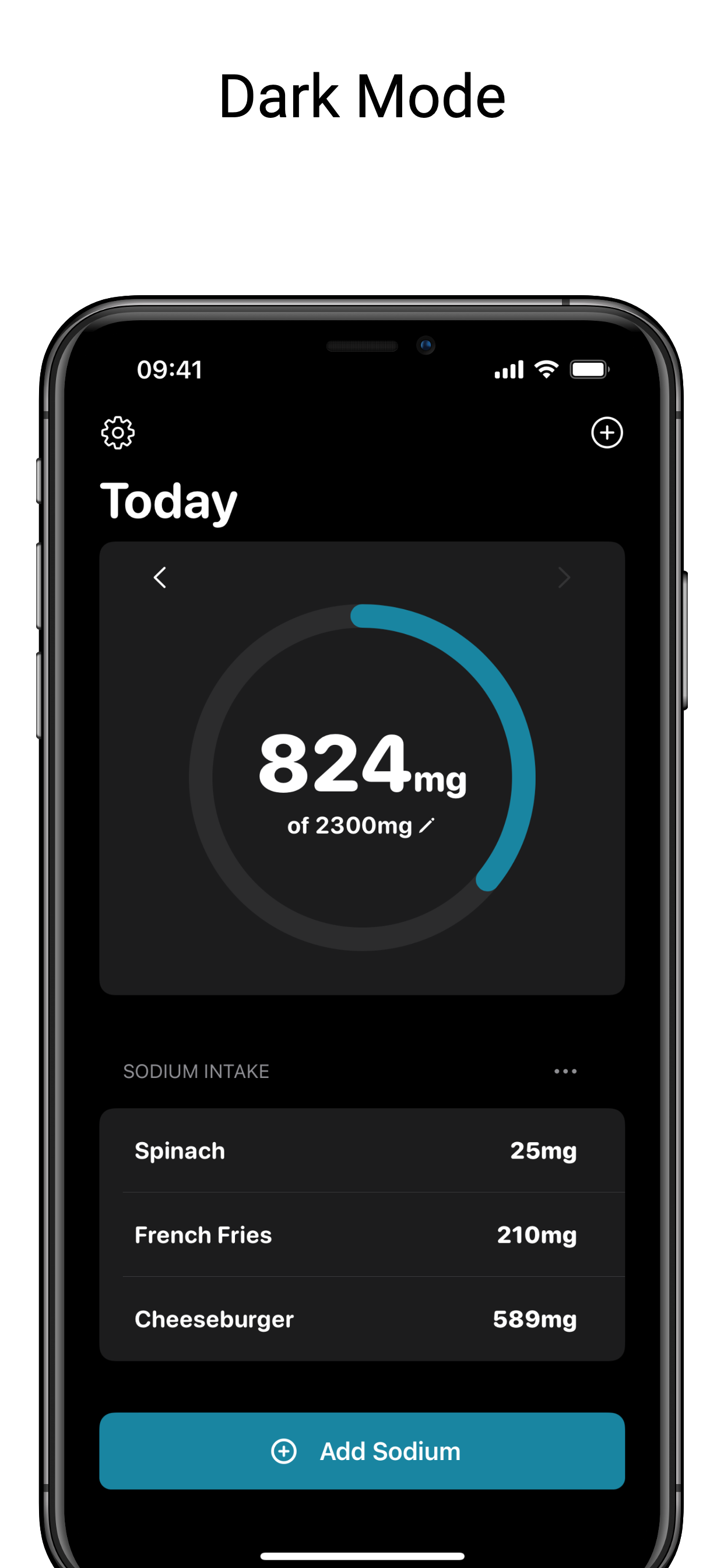 Sodium Tracker & Counter