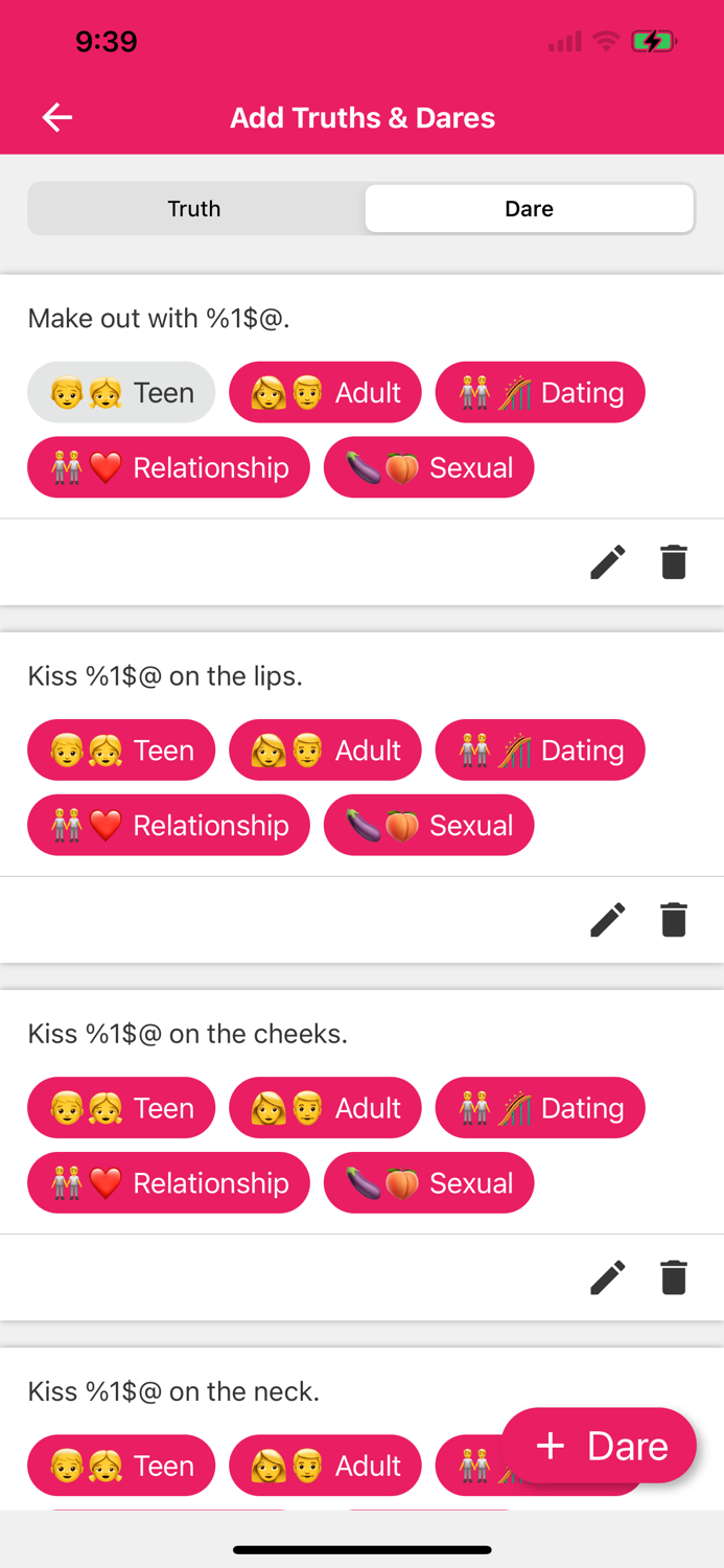 Truth Or Dare - 100 Dirty