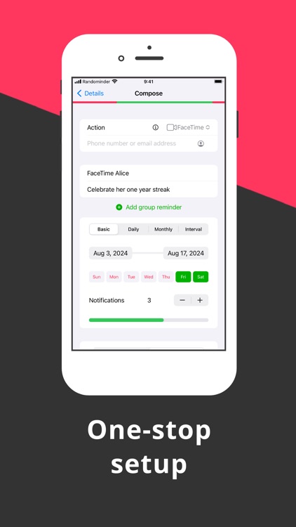 Randominder | Routine Hacker