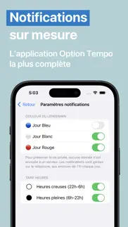 couleur tempo edf widget info iphone screenshot 3