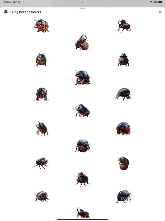 Screenshot #4 pour Dung Beetle Stickers
