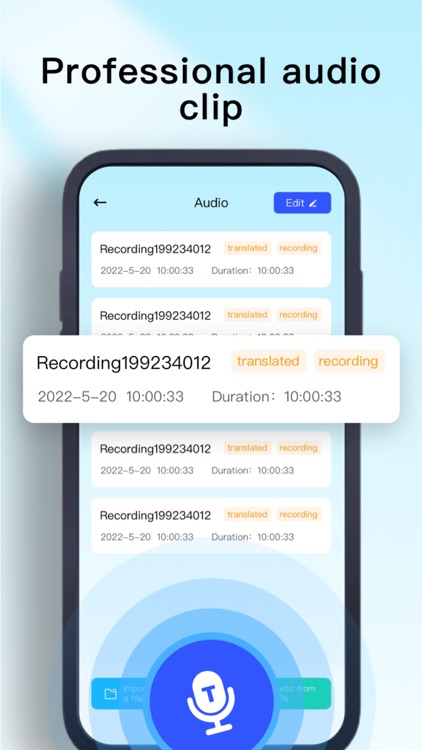 Transcribe-voice record online