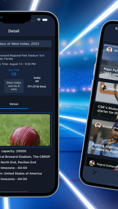 4radbat live: cricket informer Screenshot
