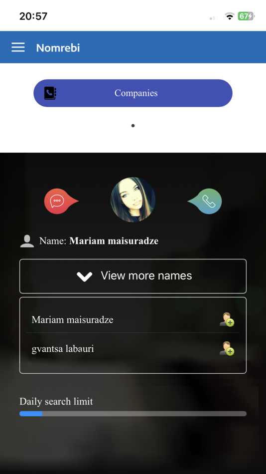 #3. Nomrebi: Caller ID (iOS) 由: SG Coders, LLC