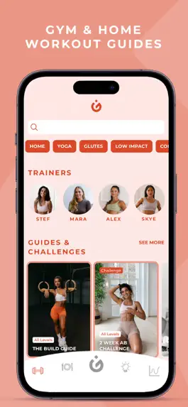 Game screenshot WeGLOW: Womens Fitness Routine apk
