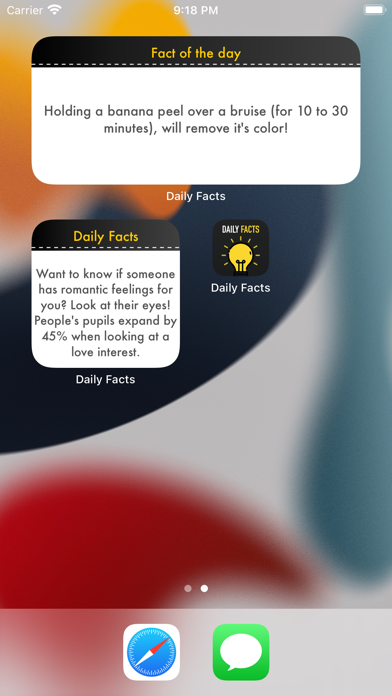 Daily Facts - Life Hacks Screenshot