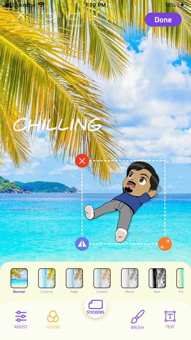 Baba Aziz Stickers iPhone screenshot 4 - Entertainment app