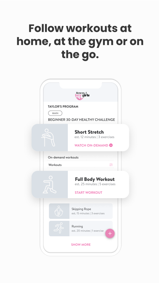 #4. Fitness 4 Lazy Girls (iOS) By: Fitness 4 Lazy Girls LLC