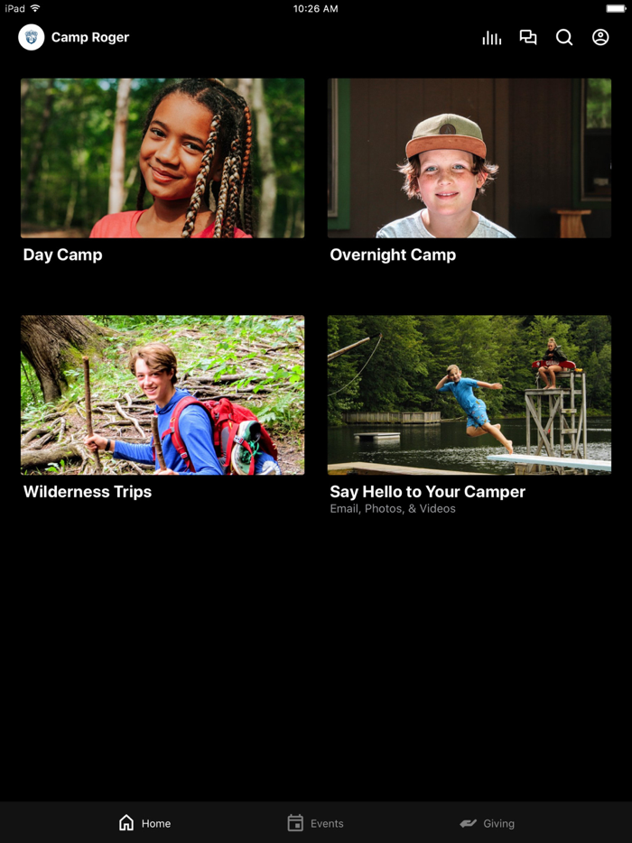 Camp Roger and Camp Scottie