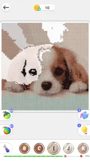 cross stitch: color by letters iphone screenshot 3