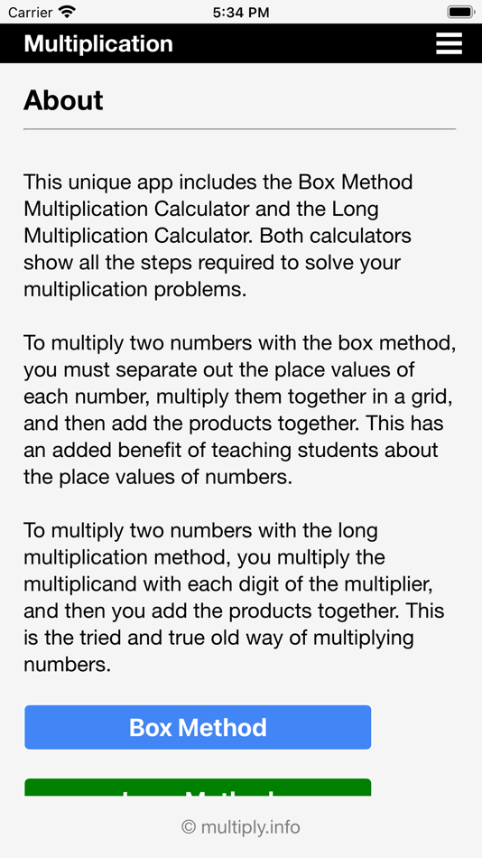#6. Box Method Multiplication (iOS) By: H Valeur