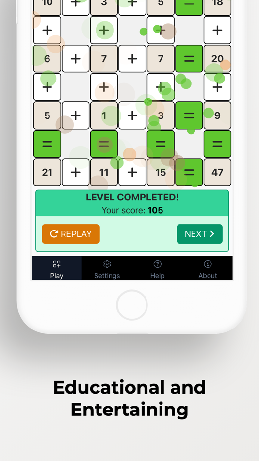 #4. Equazzler - Addition Puzzle (iOS) Podle: Awobaz Technologies Inc.