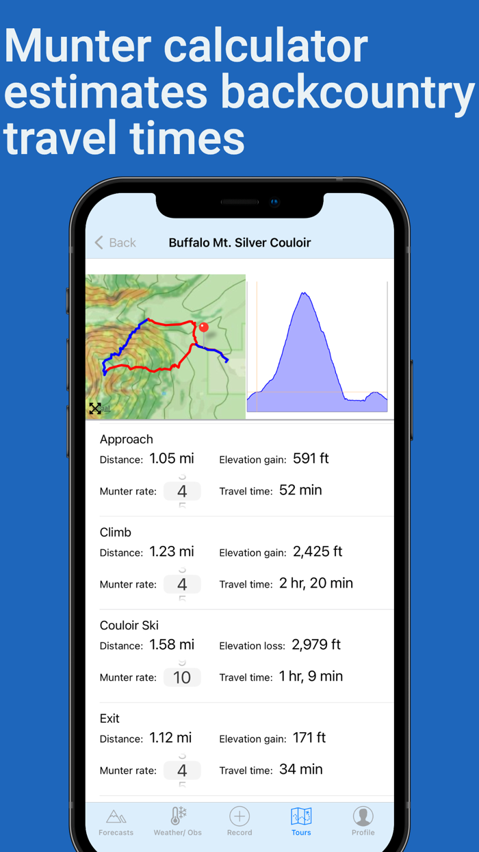 Backcountry Ski - Beta App