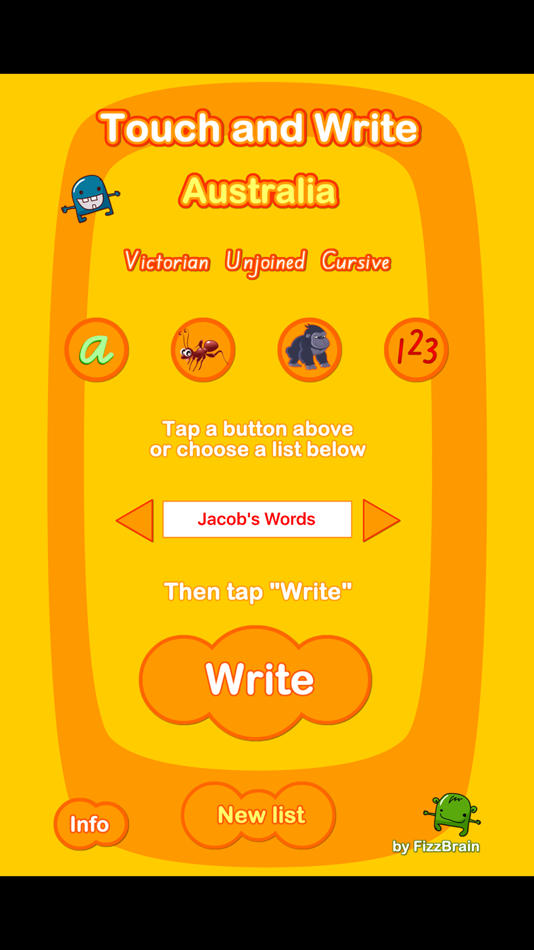 #1. Australian Touch and Write (iOS) 由: FIZZBRAIN LLC
