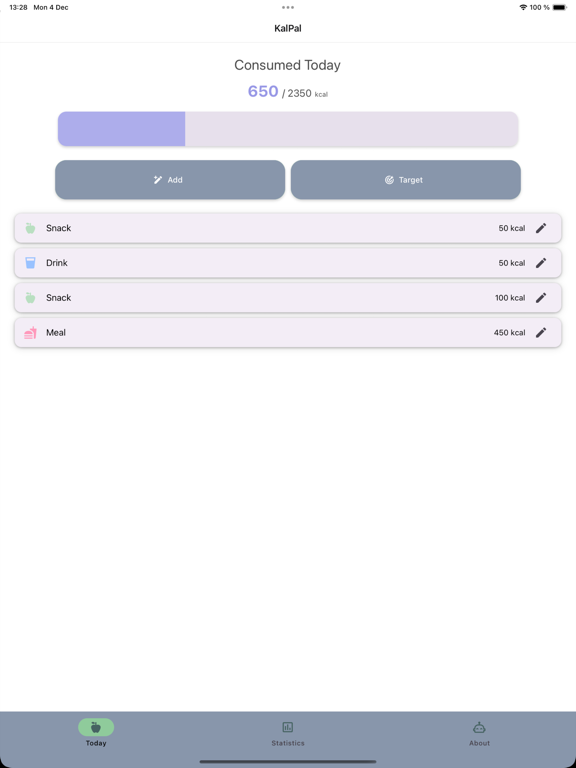 Screenshot #4 pour KalPal - Suivre les Calories