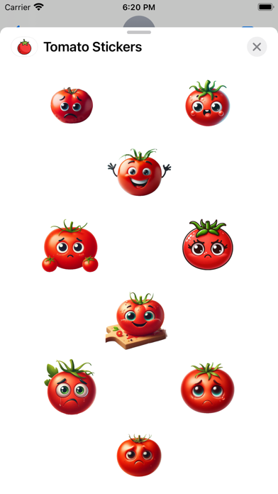 Screenshot #1 pour Tomato Stickers