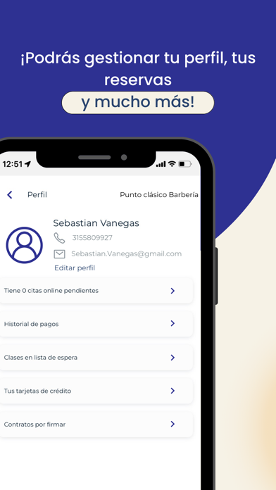 Punto clásico Barbería Screenshot