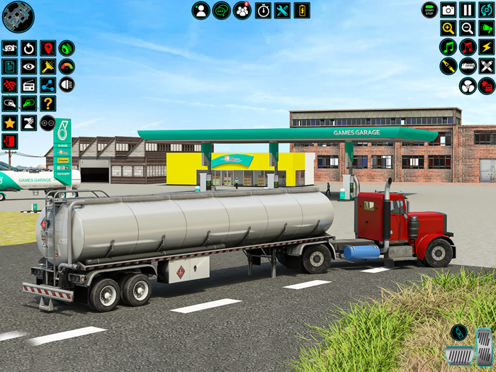 Euro Oil Tanker Transporter 3D