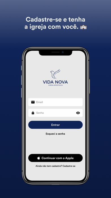 Igreja Apostólica Vida Nova Screenshot