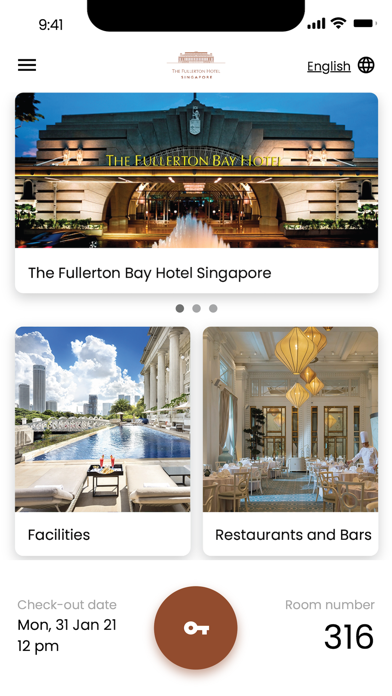 The Fullerton Hotels Screenshot