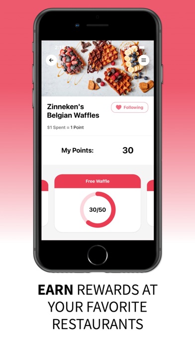 Peeka: Earn Rewards iPhone screenshot 1 - Food & Drink app