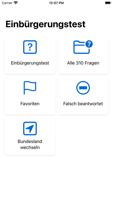 Einbürgerungstest 2023 Deutsch Screenshot