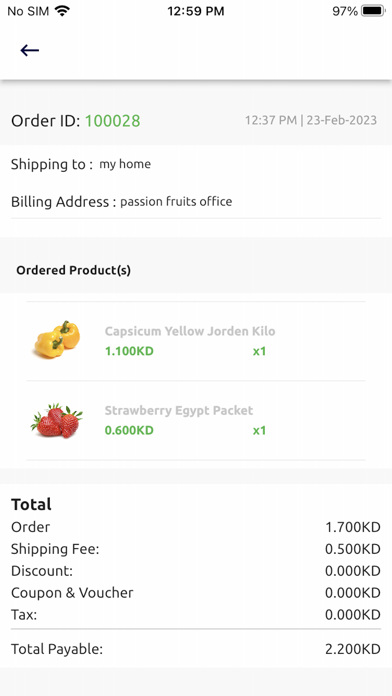 PassionFruits Screenshot
