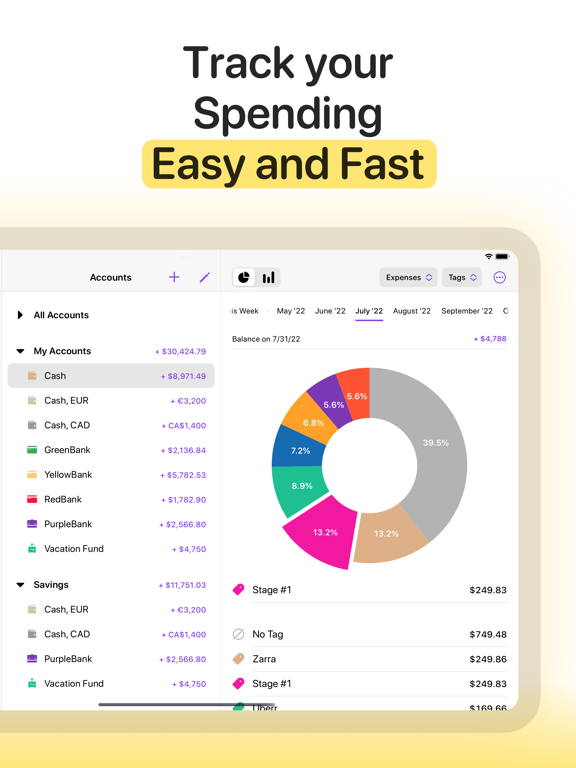 Screenshot #1 for Spending Tracker - Money Flow