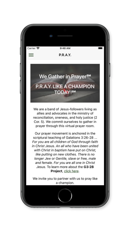 Gather in Prayer (P.R.A.Y.)