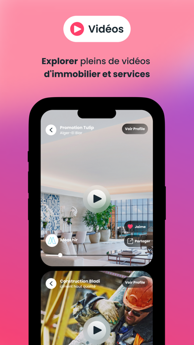Mooshir: immobilier & services Screenshot