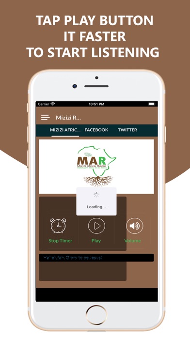 Mizizi Africa Radio Screenshot