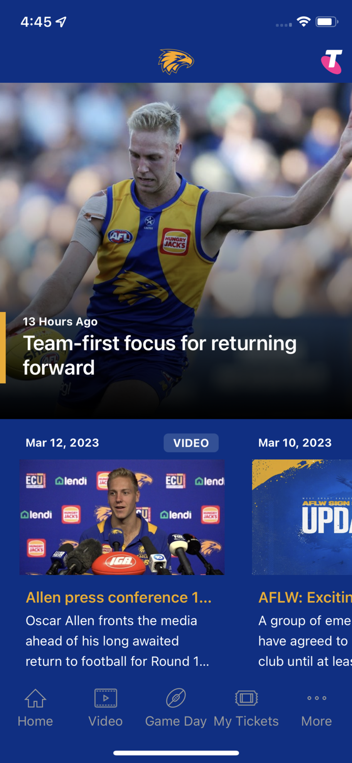 West Coast Eagles Official App
