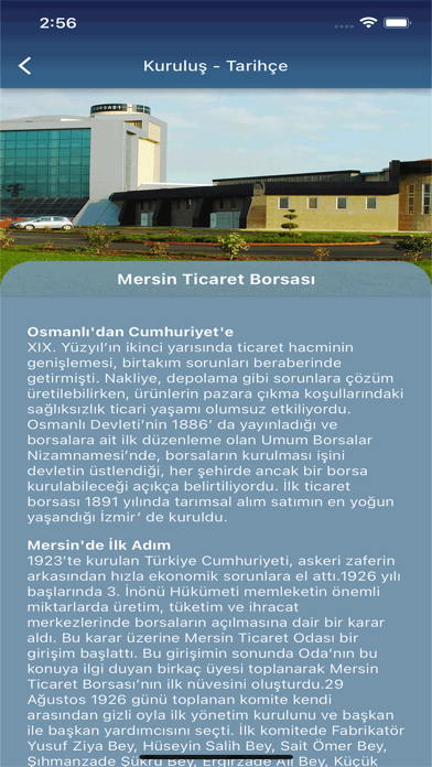 Mersin Ticaret Borsası Screenshot