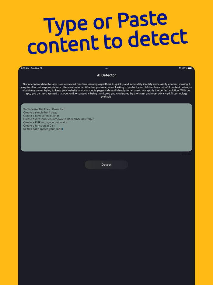 Content Detector