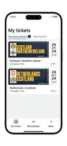 Hampden Park Tickets screenshot #2 for iPhone